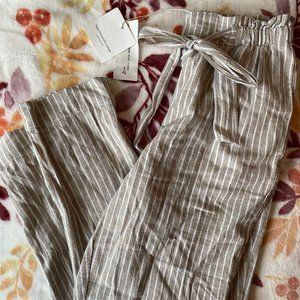 Linen Striped Pants